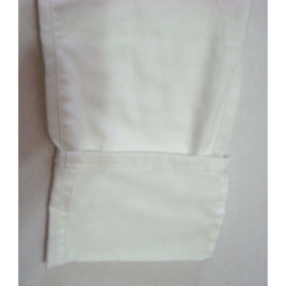 New NWT Womens 14 Prana Kara Jeans White Cuffed Stretch Organic Performance 32 - Picture 3 of 6